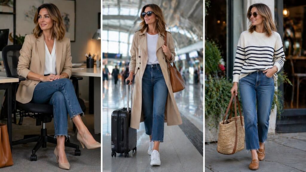 Cropped Jeans Outfit Ideas - How to Style Them for Work, Travel, and Weekend Looks