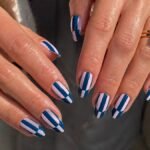 Optical Illusion French Tips - The Bold Nail Trend Redefining Autumn Style