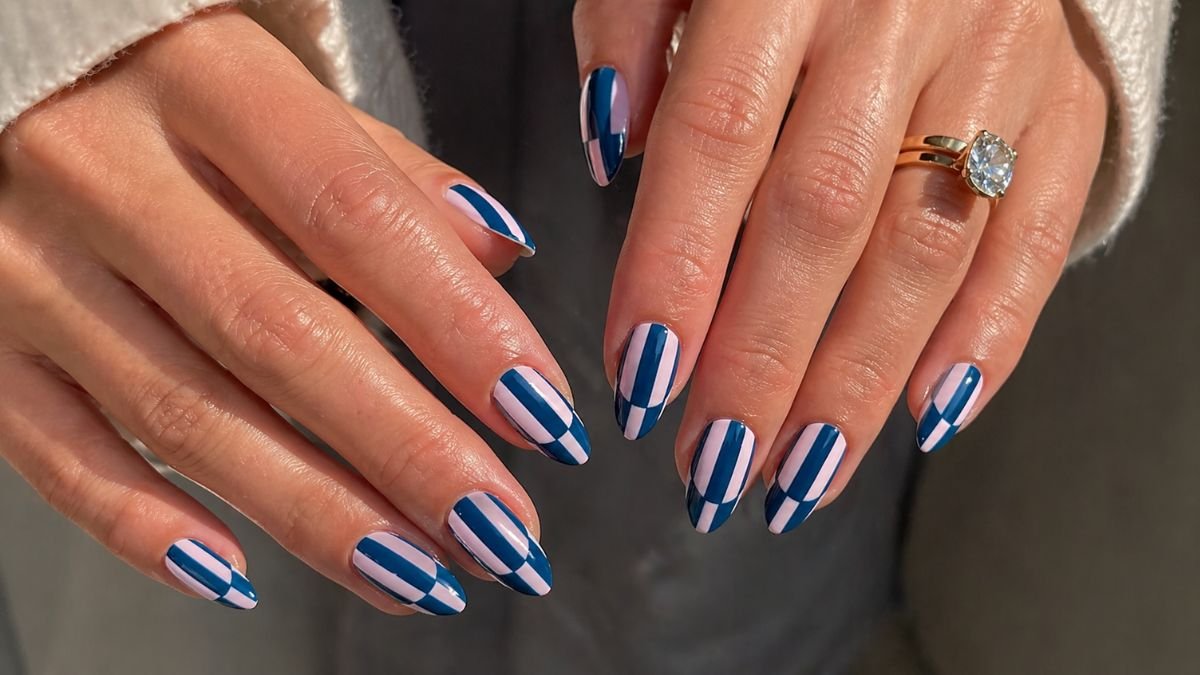Optical Illusion French Tips - The Bold Nail Trend Redefining Autumn Style