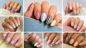 Stripey Nails Are Taking Over Spring Manicures - 9 Stylish Ways To Wear The Trend