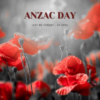 Today we honour our ANZAC soldiers and commemorate the 107th anniversary of the Gallipoli landings.
Prayers and thoughts for everyone who suffered hardships during the war and lost loved ones. 

They shall grow not old, as we that are left grow old;
Age shall not weary them, nor the years condemn.
At the going down of the sun and in the morning,
We will remember them.